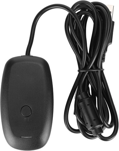Gecheer Wireless Gaming Receiver Adapter, PC USB Controller Dongle for 360, ABS Material, Compatible with 4 Controllers & Headsets, Plug and Play in Kuwait