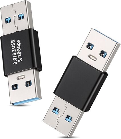 2 Pack 3.0/3.1 USB to USB Adapter, OTG 3.0 USBMale to Male in Kuwait