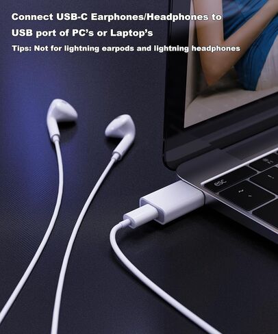 LMUBOY USB to USB-C Adapter, USB-C Female to USB-A Male Converter Pack-2 in Kuwait