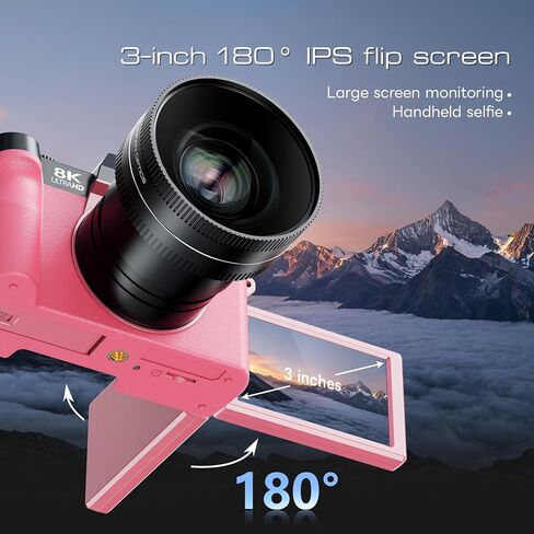 G-Anica 8K Digital Cameras Kit for Photography with Dual-Lens in Kuwait