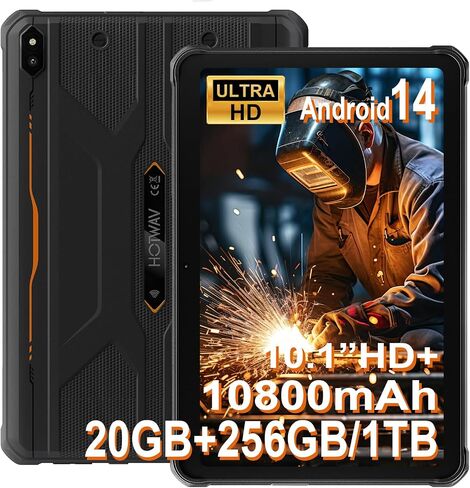 HOTWAV R10 Pro Rugged Tablet 10800mAh 10.1inch HD+ in Kuwait