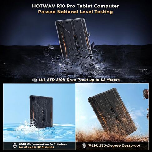 HOTWAV R10 Pro Rugged Tablet 10800mAh 10.1inch HD+ in Kuwait
