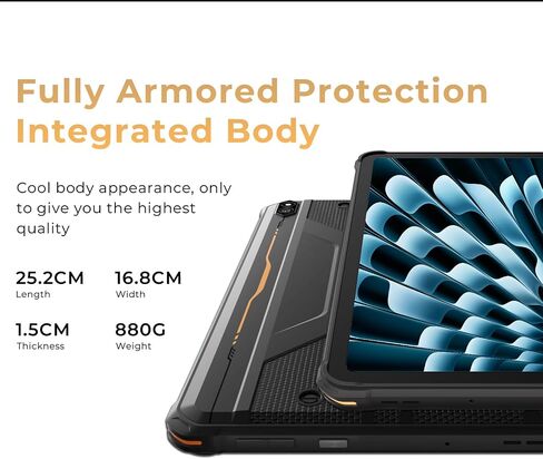 HOTWAV R10 Pro Rugged Tablet 10800mAh 10.1inch HD+ in Kuwait