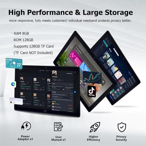 10.1" Windows Tablet,8GB RAM,128GB SSD for Working and Studying in Kuwait