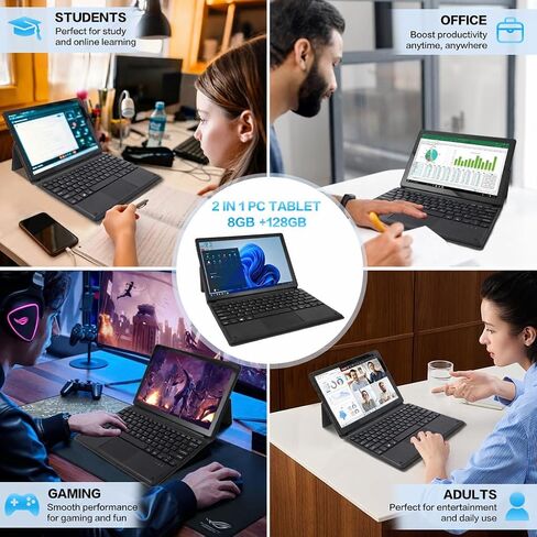 10.1" Windows Tablet,8GB RAM,128GB SSD for Working and Studying in Kuwait