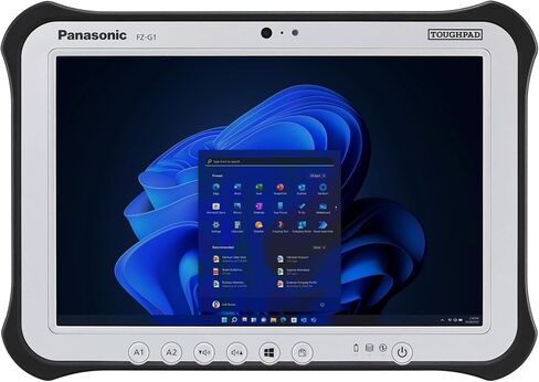 Toughbook Panasonic G1, FZ-G1 MK5, Rugged Tablet, Intel Core i5-7300U, 8GB RAM, 256GB SSD, 2D Barcode, 4G LTE, Windows 11 Pro (Renewed), Silver in Kuwait
