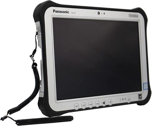 Toughbook Panasonic G1, FZ-G1 MK5, Rugged Tablet, Intel Core i5-7300U, 8GB RAM, 256GB SSD, 2D Barcode, 4G LTE, Windows 11 Pro (Renewed), Silver in Kuwait