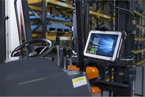 Toughbook Panasonic G1, FZ-G1 MK5, Rugged Tablet, Intel Core i5-7300U, 8GB RAM, 256GB SSD, 2D Barcode, 4G LTE, Windows 11 Pro (Renewed), Silver in Kuwait