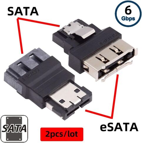 chenyang SATA to eSATA & eSATA to SATA Converter Extender Adapter for SSD Disk 2Pcs/Set in Kuwait