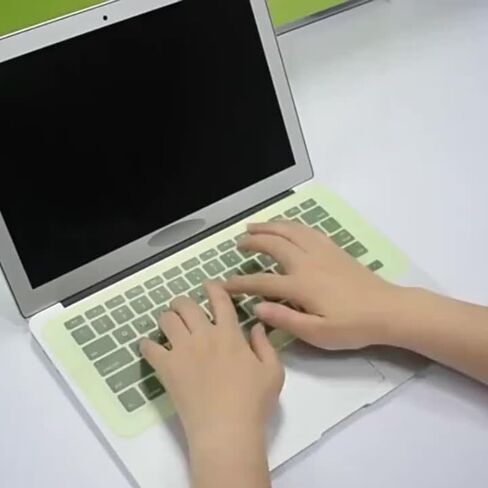 Silicone Keyboard Cover for MacBook Laptops, Ultra Soft Dustproof Skin, Reduces Typing Noise, Universal Protector Compatible with MacBook Pro/Air, Fit 15, 16,17 Inch Notebook in Kuwait