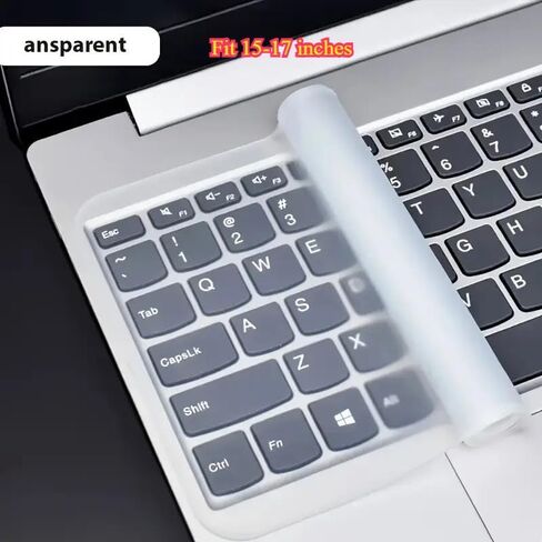 Silicone Keyboard Cover for MacBook Laptops, Ultra Soft Dustproof Skin, Reduces Typing Noise, Universal Protector Compatible with MacBook Pro/Air, Fit 15, 16,17 Inch Notebook in Kuwait