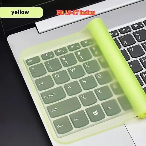 Silicone Keyboard Cover for MacBook Laptops, Ultra Soft Dustproof Skin, Reduces Typing Noise, Universal Protector Compatible with MacBook Pro/Air, Fit 15, 16,17 Inch Notebook in Kuwait