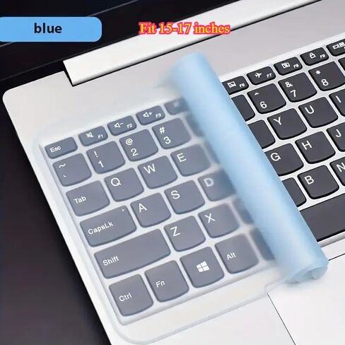 Silicone Keyboard Cover for MacBook Laptops, Ultra Soft Dustproof Skin, Reduces Typing Noise, Universal Protector Compatible with MacBook Pro/Air, Fit 15, 16,17 Inch Notebook in Kuwait