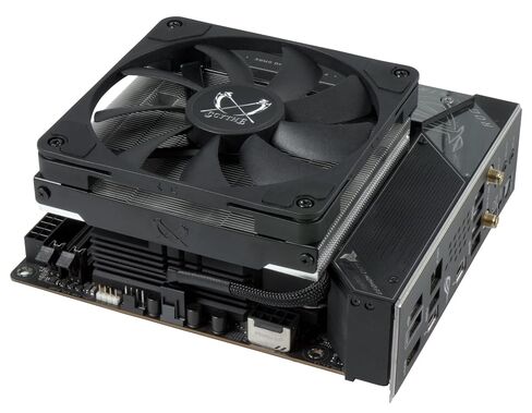 SCYTHE Big Shuriken 4 Low Profile CPU Cooler, 4.7" x 4.8" x 2.6", 12V, 200W, 31.78dB, Compatible with Desktop, Laptop, Server, Other Electronic Devices in Kuwait