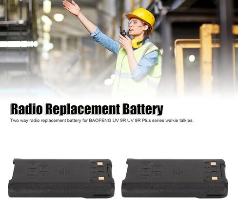 2 Pack 7.4V 8000mAh Replacement Li Ion Battery for BAOFENG UV 9R UV 9R Plus Series Walkie Talkies, Two Way Radio Replacement Battery in Kuwait