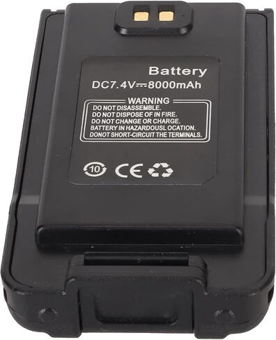 2 Pack 7.4V 8000mAh Replacement Li Ion Battery for BAOFENG UV 9R UV 9R Plus Series Walkie Talkies, Two Way Radio Replacement Battery in Kuwait