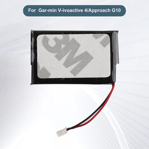 New Replacement Battery 361-00086-23 for Gar-min Vivoactive 4 Approach G10, Auxiliary Battery Backup Power Support System 180mAh with Tools in Kuwait