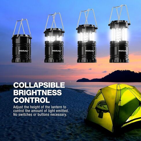 SSAV Battery Powered LED Lanterns (Batteries Included) in Kuwait