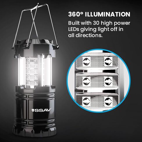 SSAV Battery Powered LED Lanterns (Batteries Included) in Kuwait