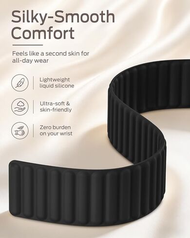 Magnetic Silicone Sport Band for Apple Watch Bands Series 11-1/SE/Ultra in Kuwait