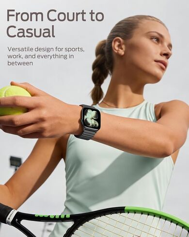 Magnetic Silicone Sport Band for Apple Watch Bands Series 11-1/SE/Ultra in Kuwait
