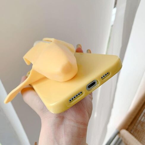 Cute Case for iPhone 14 Unique Kawaii Funny Cover Cartoon Banana Soft Silicone Rubber Shockproof Protective Case for Girls Women in Kuwait