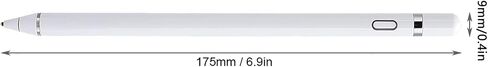Capacitive Touchscreen Pen with Sensitive Point Control for Drawing and Writing for Artists and Students (White) in Kuwait