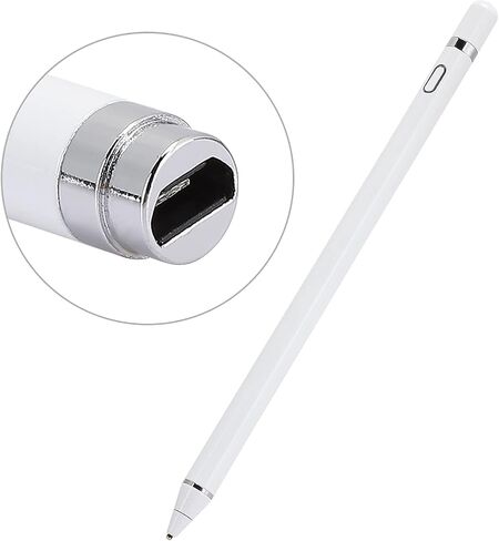 Capacitive Touchscreen Pen with Sensitive Point Control for Drawing and Writing for Artists and Students (White) in Kuwait