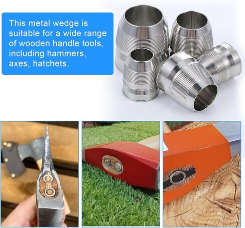 24Pcs Round Axe Handle Wedges, Safety Round Handle Wedges in Kuwait