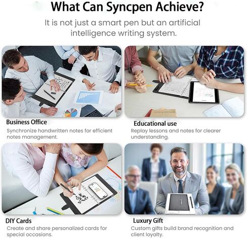 YWBL-WH Smart Pen and Notebook, Real Time Writing Sync, 4MB Offline Storage, A5 Size for Work and Learning in Kuwait