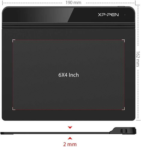 Drawing Tablet XPPen StarG640 Digital Graphic Tablet 6x4 Inch Art Tablet & Digital Drawing Glove - Two-Finger Artist Glove with Cute Cat Print in Kuwait