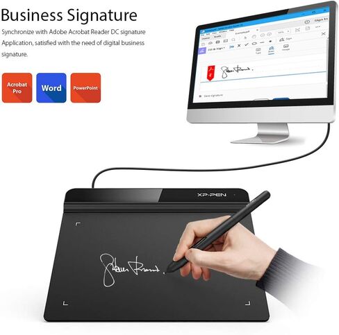 Drawing Tablet XPPen StarG640 Digital Graphic Tablet 6x4 Inch Art Tablet & Digital Drawing Glove - Two-Finger Artist Glove with Cute Cat Print in Kuwait