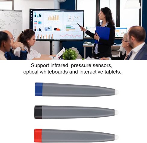 Karlak Touch Screen Pen Interactive Tablet Pen Stylus 3Pcs ABS Infrared Touch Screen Presentation Whiteboard with Pressure Sensors Optical Whiteboards for Electronic White in Kuwait