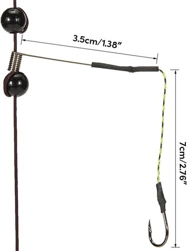 Carp Fishing Feeder Baits Cage, Spring Fish with Holder, Inline Methods Tackle Baits Cage Hook Rigs Set Sinkers Feeder Tackle Fishing Sinkers in Kuwait