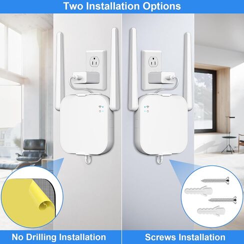 No-Drill Adhesive Outlet Wall Mount for Blink Sync Module XR+(2026 newest model), No Drilling Mounting Holder Bracket for Blink Security Camera, Flexible Placement Mount for Outdoor Indoor Home in Kuwait