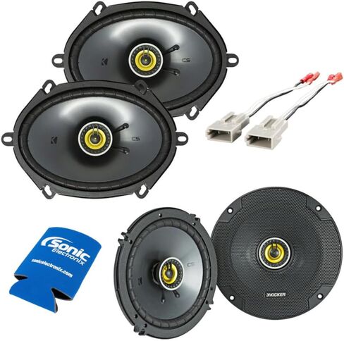 KICKER CS Series Factory Speaker Upgrade Kit for Ford Bronco 1987-1996 in Kuwait