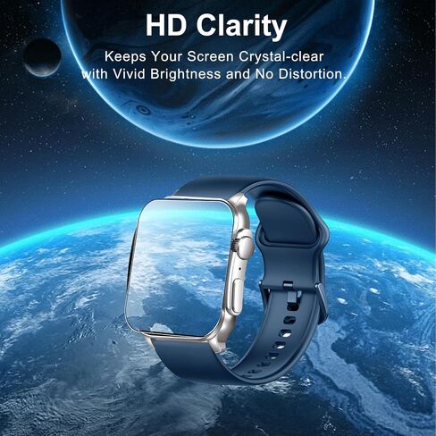 6 Pack Screen Protector for Poounur KW281A 2.01inch Smart Watch– 6H TPU Film,Anti-Scratch, Anti-Fingerprint,Bubble-Free,Shatterproof,Dustproof,Touch Sensitive,Full Protection for Watch Display in Kuwait