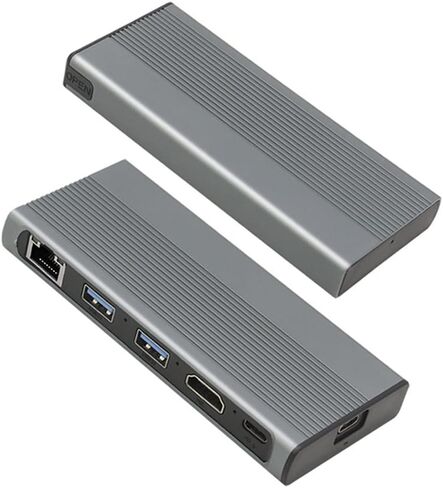 1000M LAN 10Gbps USB C HUB Type C 3.1 to M.2 NVME NGFF 4K 30Hz USB Expander Computer Accessories for (D 120mm*52mm*15mm) in Kuwait