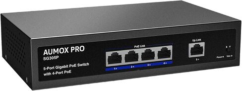 400W 28 Port Gigabit PoE Switch 24PoE 2SFP Rack Mount VLAN in Kuwait