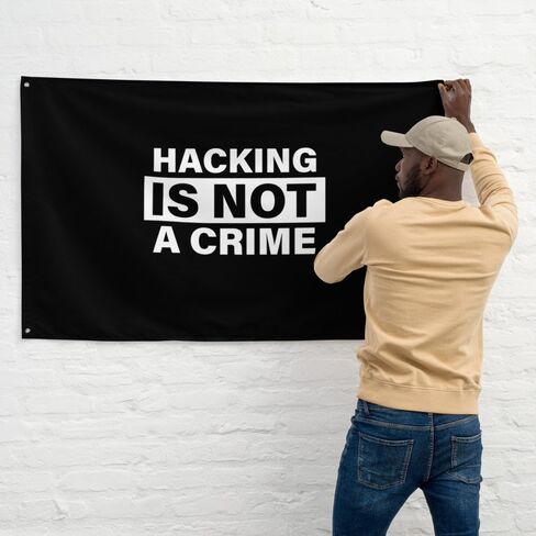 Hacking is not a Crime - Flag in Kuwait