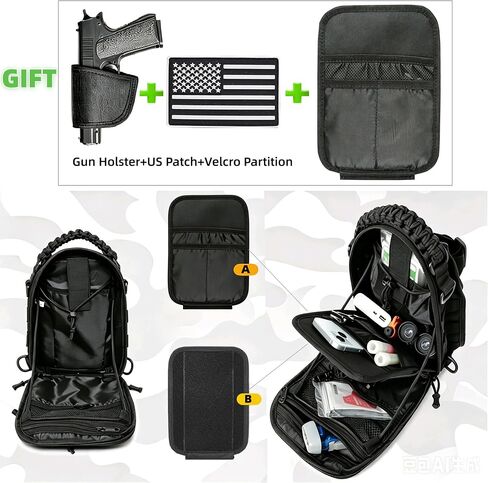 Tactical Sling Bag for Men Concealed Carry Crossbody Pack Gun Carry EDC Bag Mens Chest Pouch in Saudi Arabia