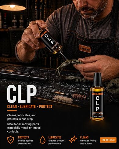 Handgun&Pistol Cleaning Kit for 9mm, .22, .380, .40, .45Cal with Ripcord in Kuwait