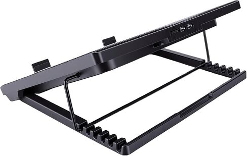 Cryfokt Laptop Cooling pad with 5 Quiet Fans, Height Stand for 12-17 inch in Kuwait