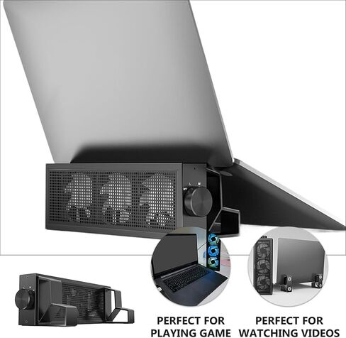 Gaming Laptop Cooling Pad Aluminum Heightened Stand with RGB in Kuwait