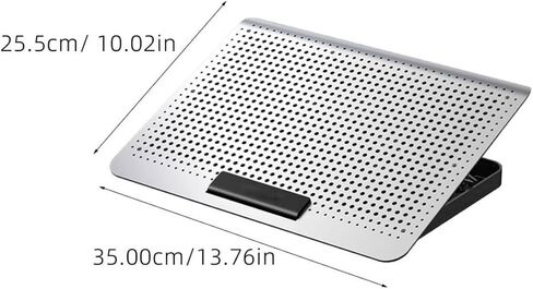 Adjustable Laptop Cooler Stand with 7-Level Height, Aluminum Alloy in Kuwait