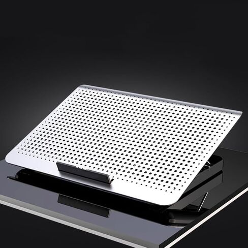 Adjustable Laptop Cooler Stand with 7-Level Height, Aluminum Alloy in Kuwait