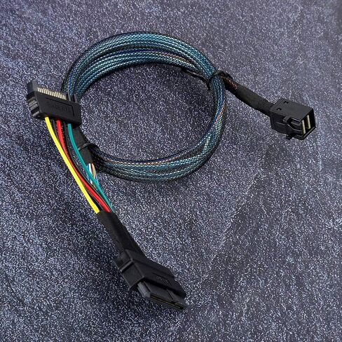 SAS Cable SFF8643 to SFF8639 15P Power Line Mini Server Connector Adapter with Power 15P This Designed SAS 12GB S Mini U 2 Plug SFF 8639 CableHard Disc Data CableSA in Kuwait