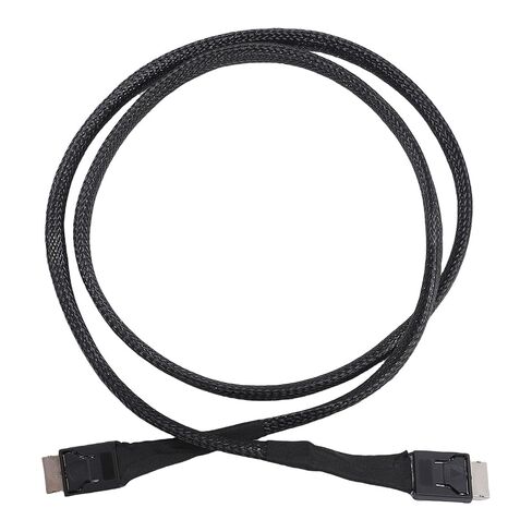 SFF 8611 4i to SFF 8611 4i Cable, PCIe Gen4 x4 64Gbps Mini SAS Data Extension Cable, with 42 Pin Connectors for Oculink eGPU Servers Storage Systems in Kuwait