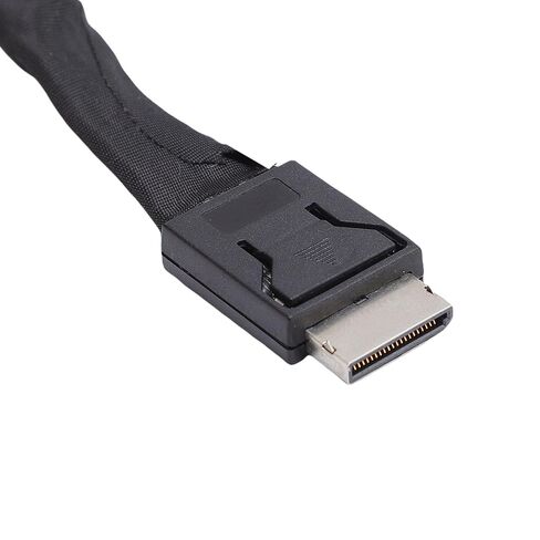 SFF 8611 4i to SFF 8611 4i Cable, PCIe Gen4 x4 64Gbps Mini SAS Data Extension Cable, with 42 Pin Connectors for Oculink eGPU Servers Storage Systems in Kuwait