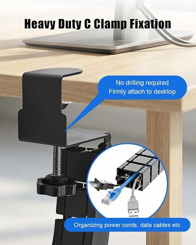 Desk Vertebrae Cable Management Spine Kit Fit for Sit Stand Desk in Kuwait